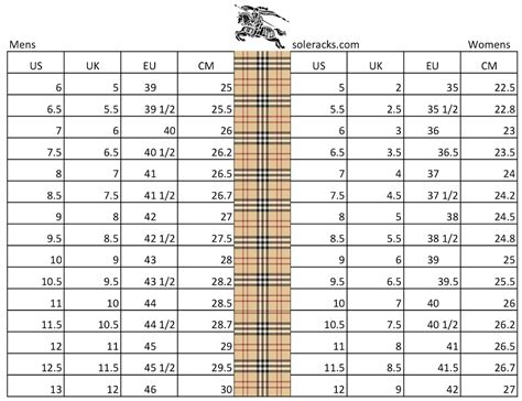 burberry shoe|Burberry shoe size chart.